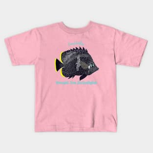 Wrought Iron Butterflyfish Kids T-Shirt